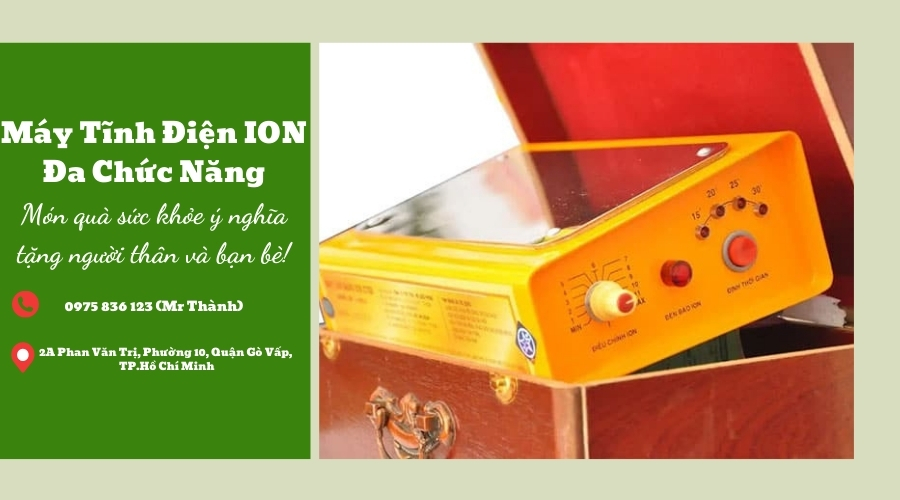 máy tĩnh điện ion