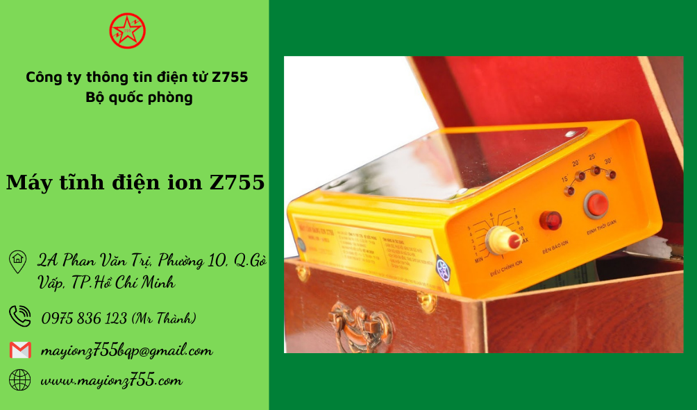 máy tĩnh điện ion z755